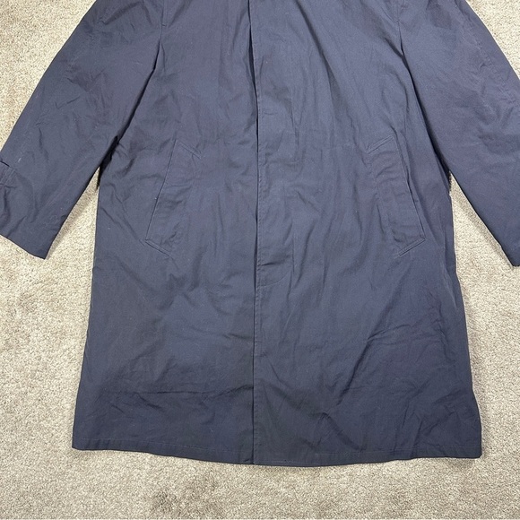 US Air Force All Weather Trench Coat Removable Sherpa Liner in Blue AF 1600 44S - Picture 5 of 16